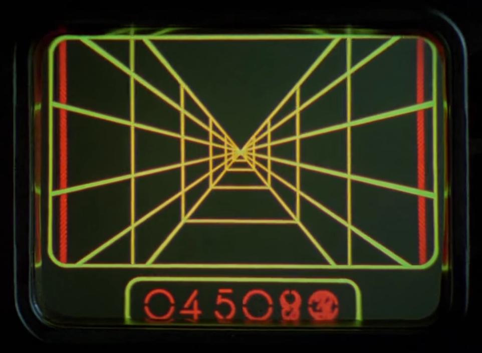 Panel de ayuda a la navegación en La Guerra de las Galaxias. Fotograma de la película original.