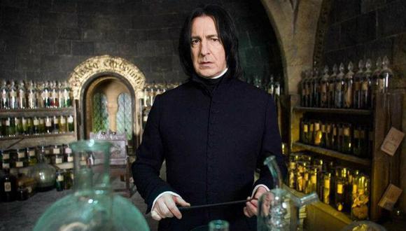 Snape, profesor de pociones en Hogwarts