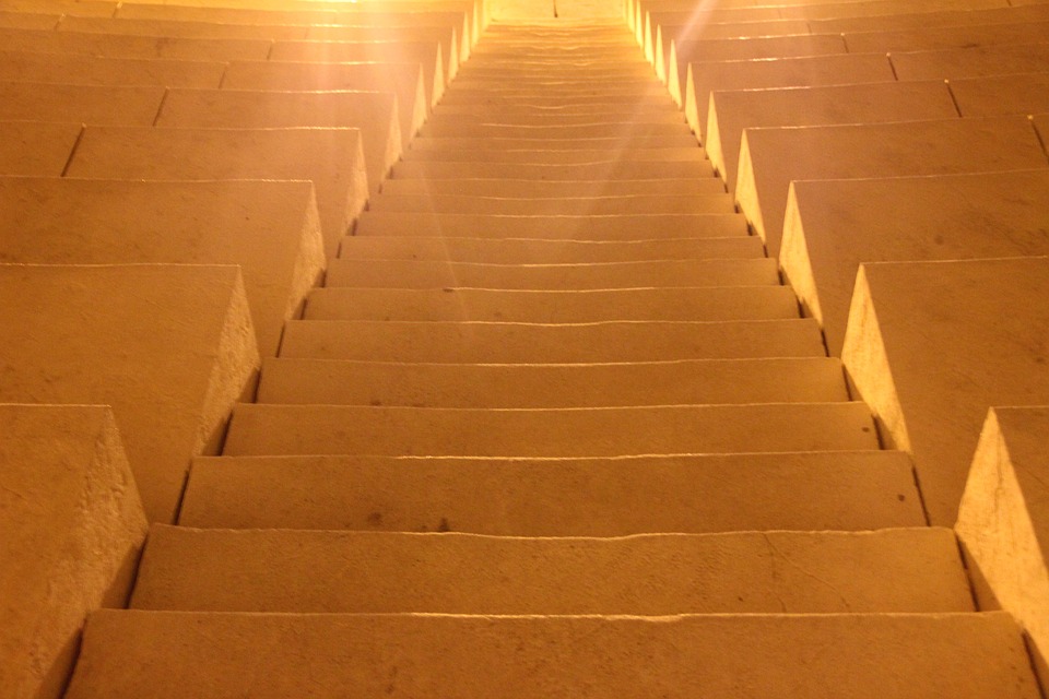 Escaleras de piedra