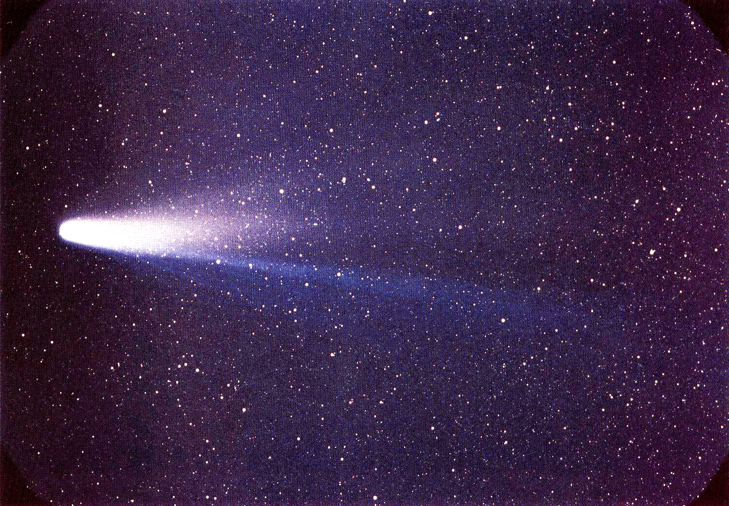 Cometa Halley a su paso por la tierra en 1986