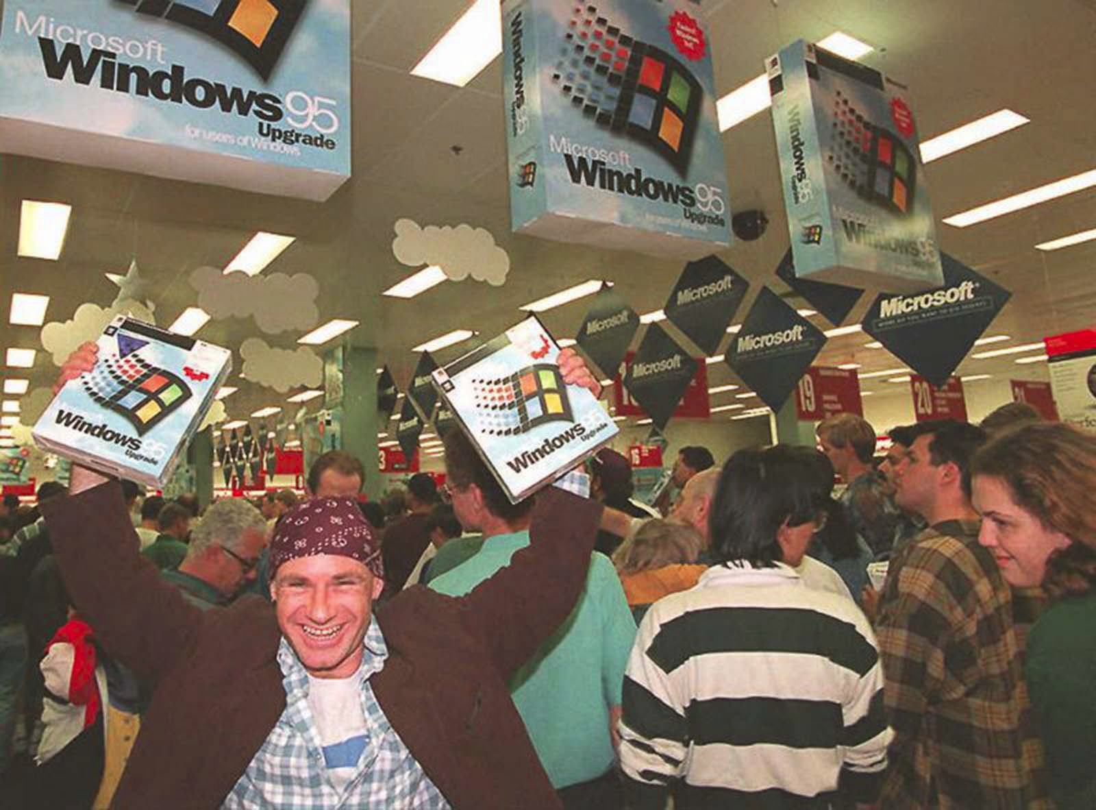 Lanzamiento de Windows 95