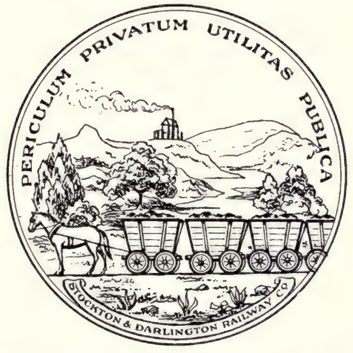 Sello del Ferrocarril de Stockton y Darlington